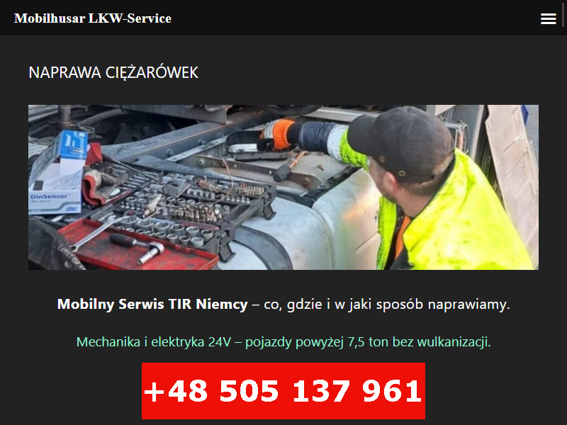 serwis ciężarowych w Niemczech