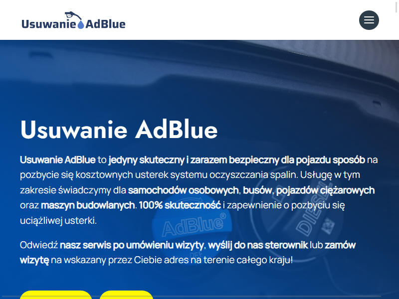 wyłączenie adblue