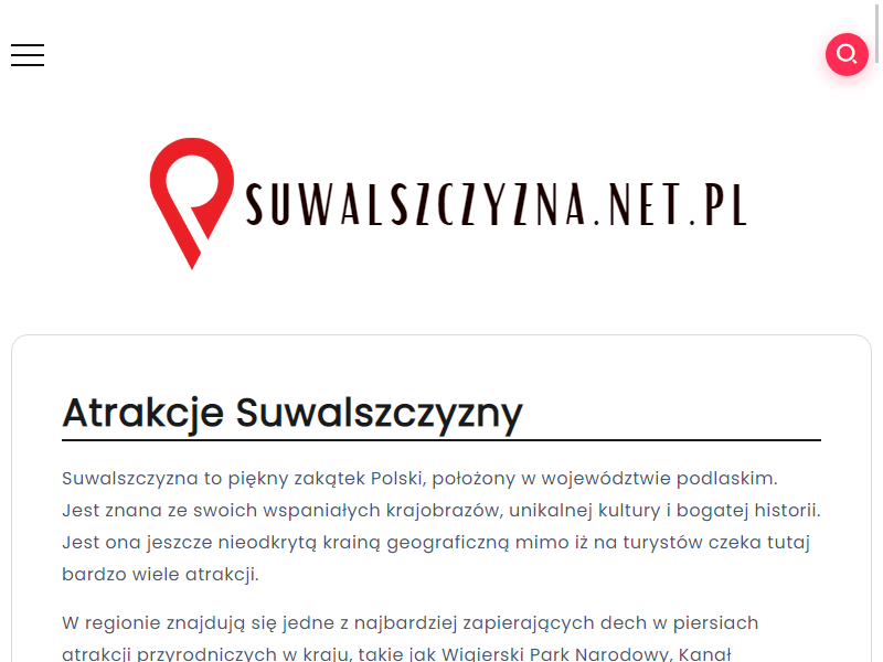 Atrakcje Suwalszczyzny