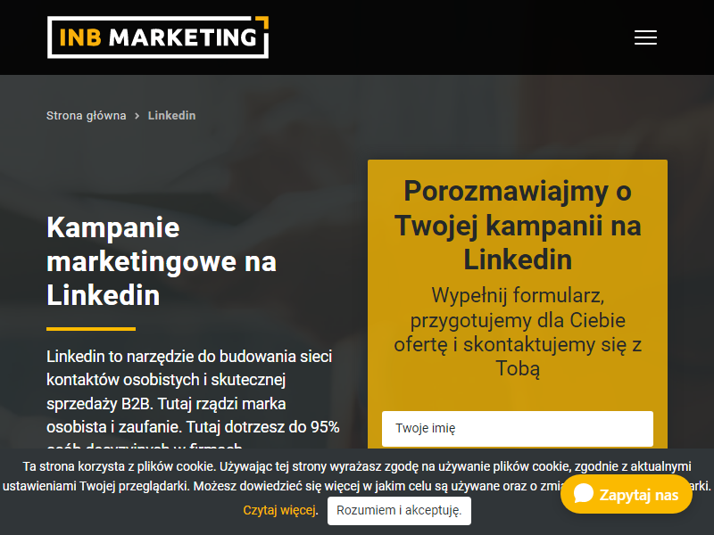 reklama na Linkedin